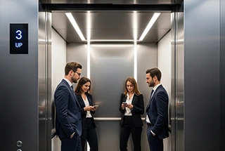 4 Passenger Lifts at Sunteck Pinnacle